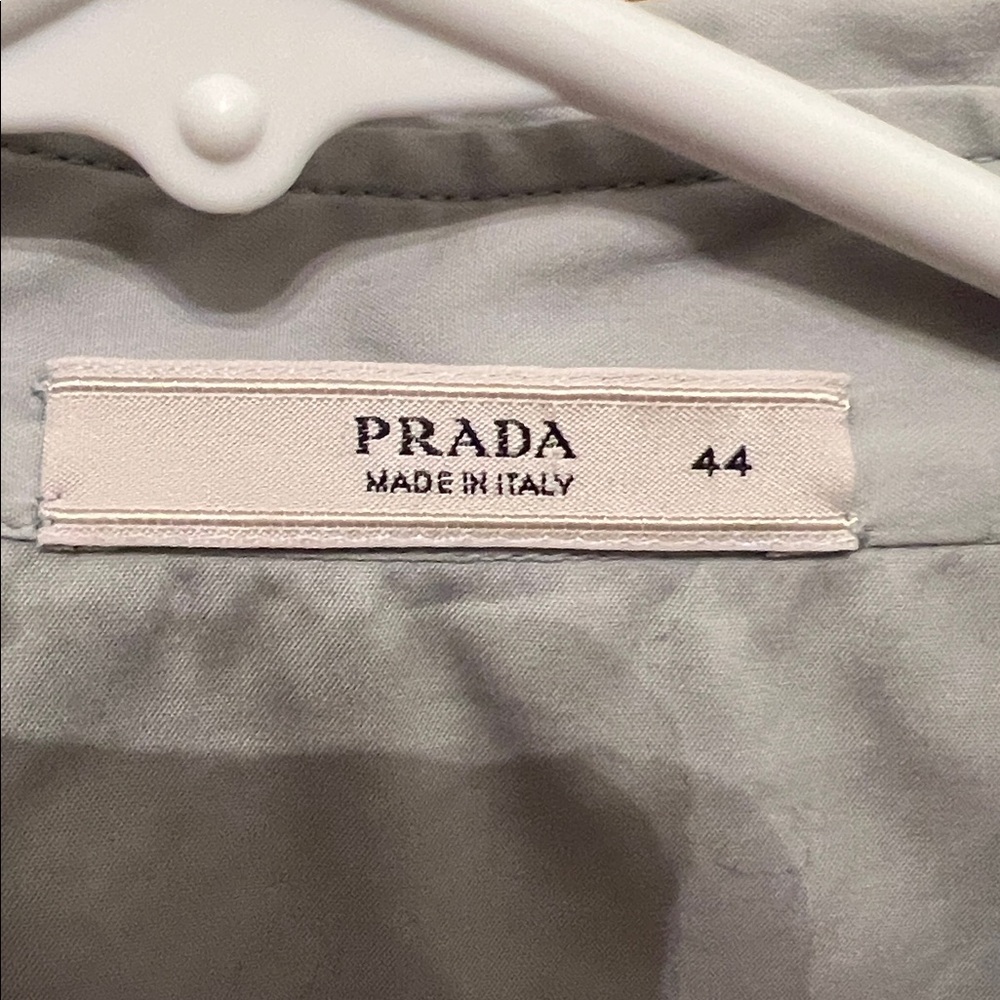 Prada Women's Blouse in Light Blue - Picture 4 of 9